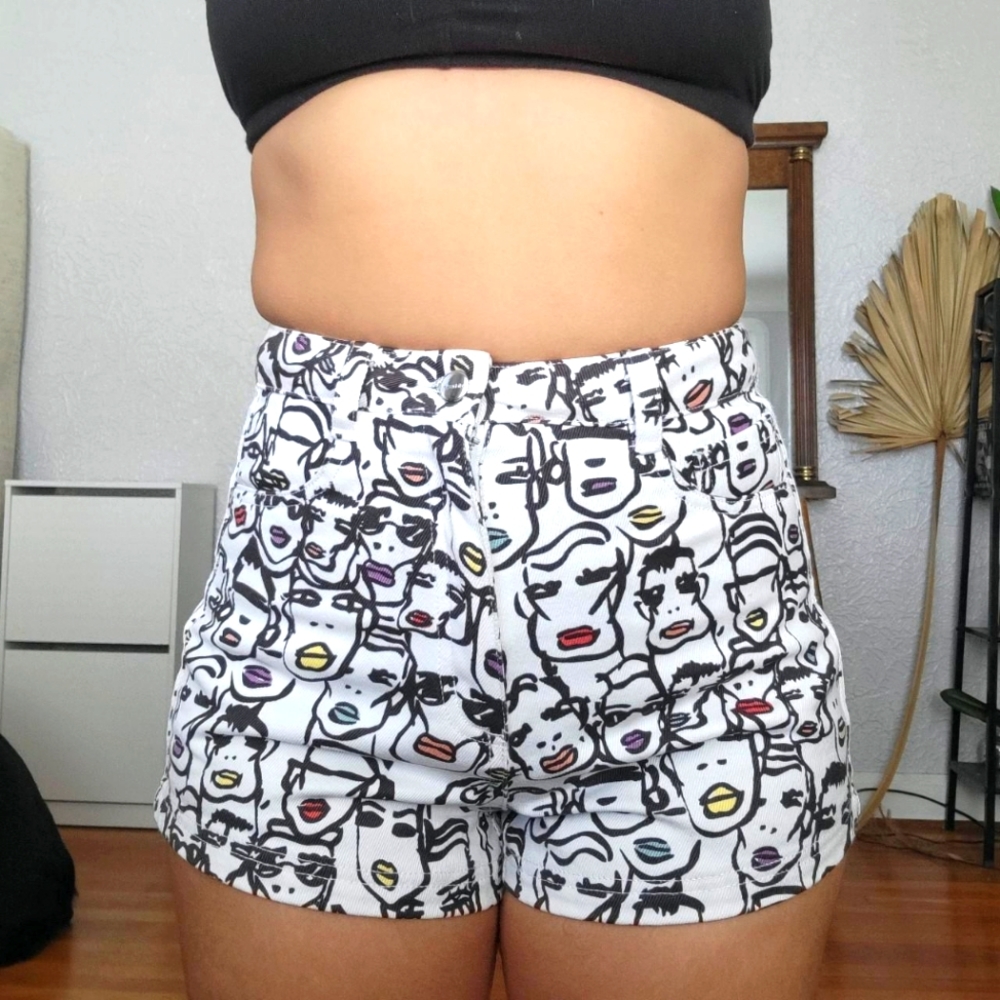 adidas x Fiorucci denim booty shorts 🍑🤍